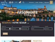 Tablet Screenshot of albi-tourisme.fr